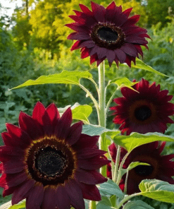 Alternative view of Chocolate Cherry Sunflower